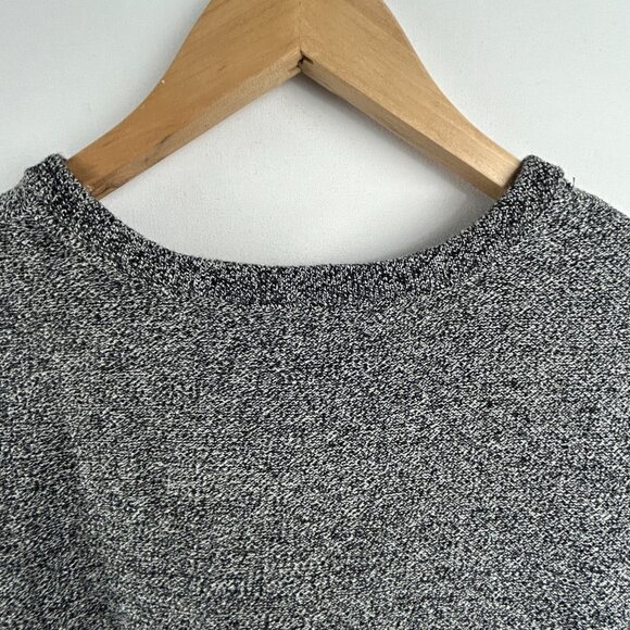 Tristan preppy black & white marled cotton sleeveless sweater vest - men's XL - Picture 5 of 7